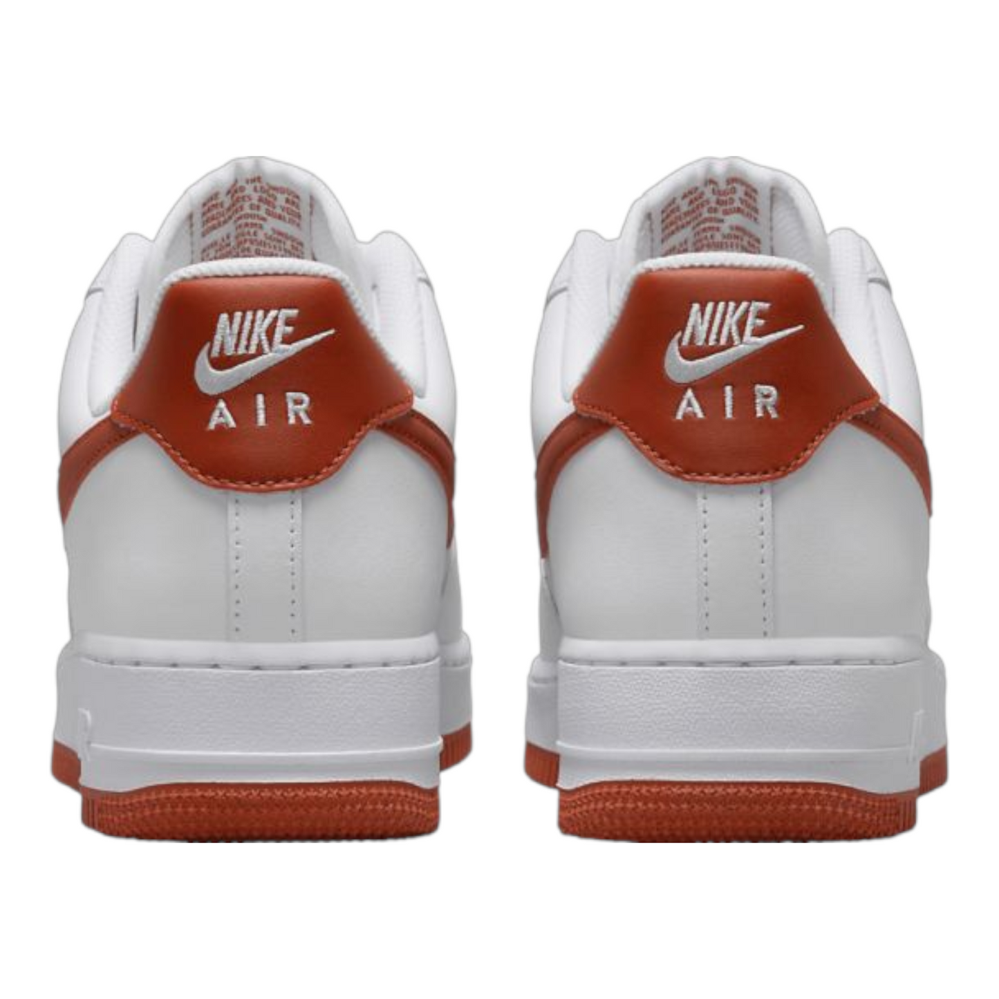 Nike Air Force 1 '07 White/White/Dragon Red shoes