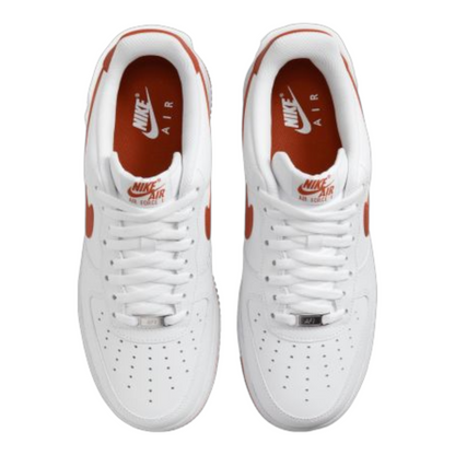 Nike Air Force 1 '07 White/White/Dragon Red shoes