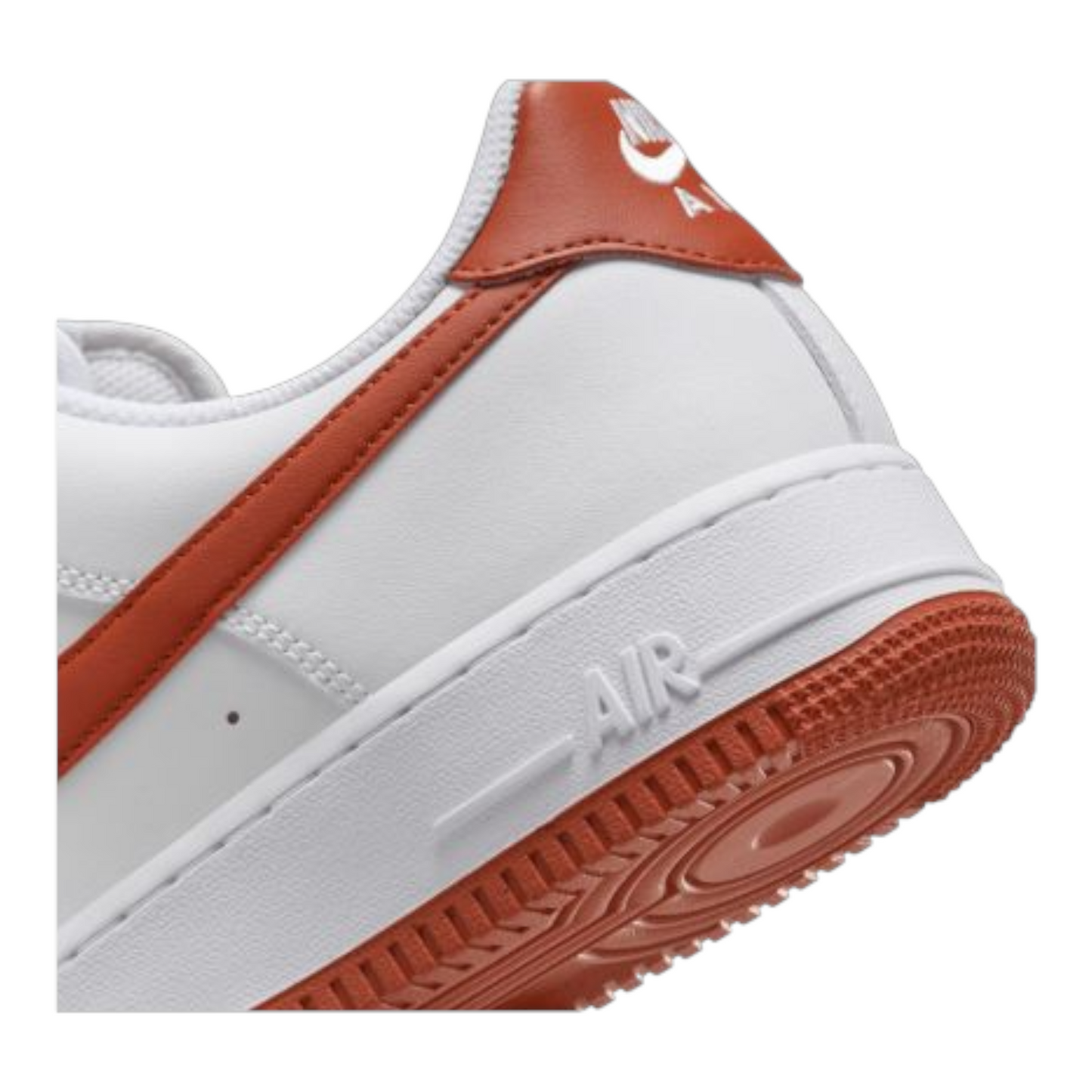 Nike Air Force 1 '07 White/White/Dragon Red shoes